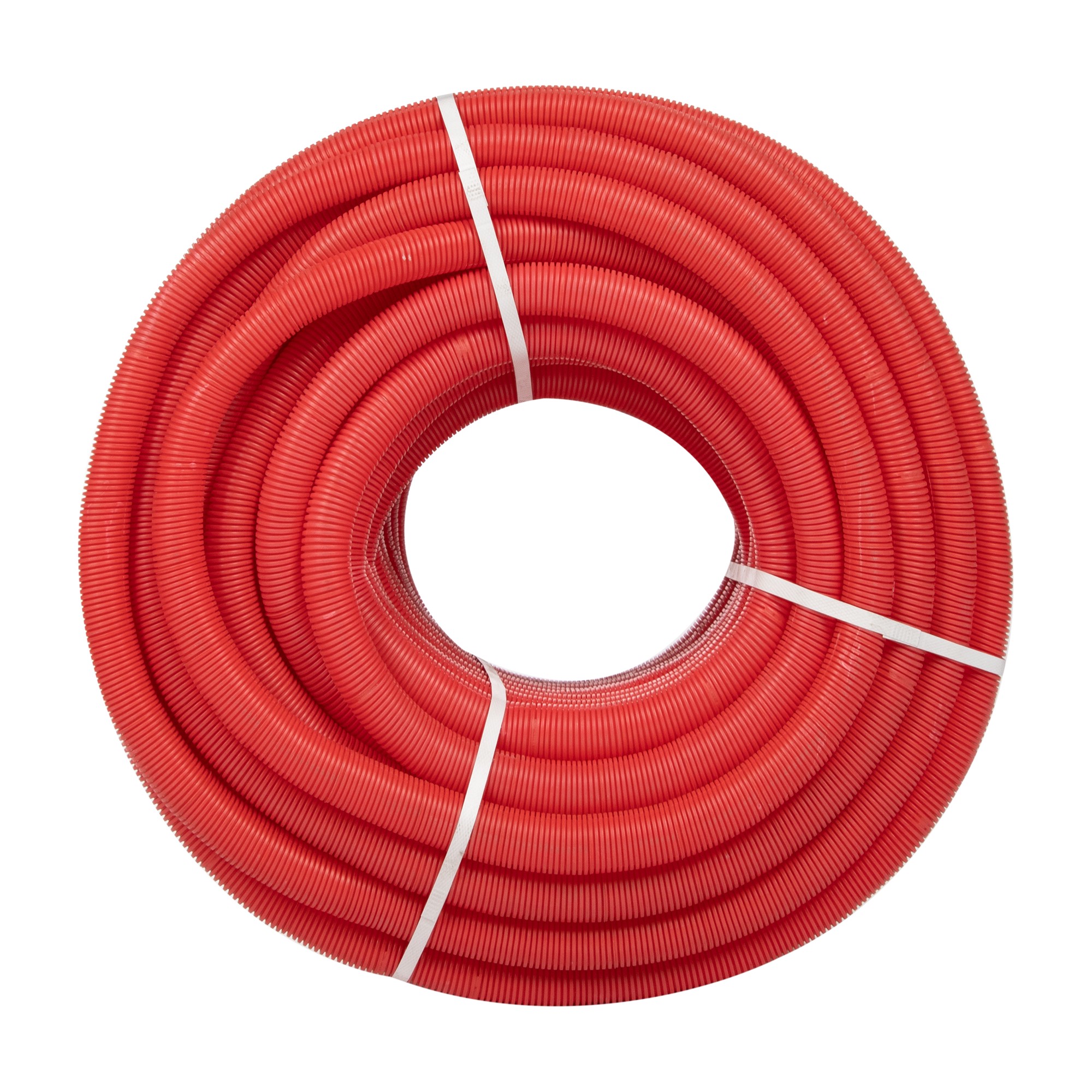 Труба Royal Thermo гофрированная 28 мм (для труб d20), красная, (бухта 75 м)