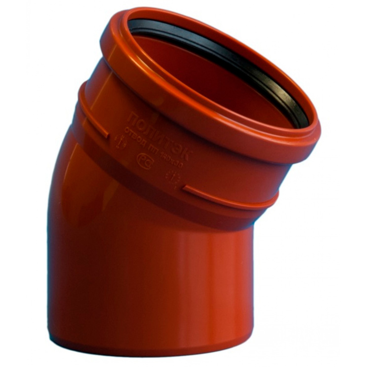 Отвод для наруж. канал. 160*30, Политэк (100)