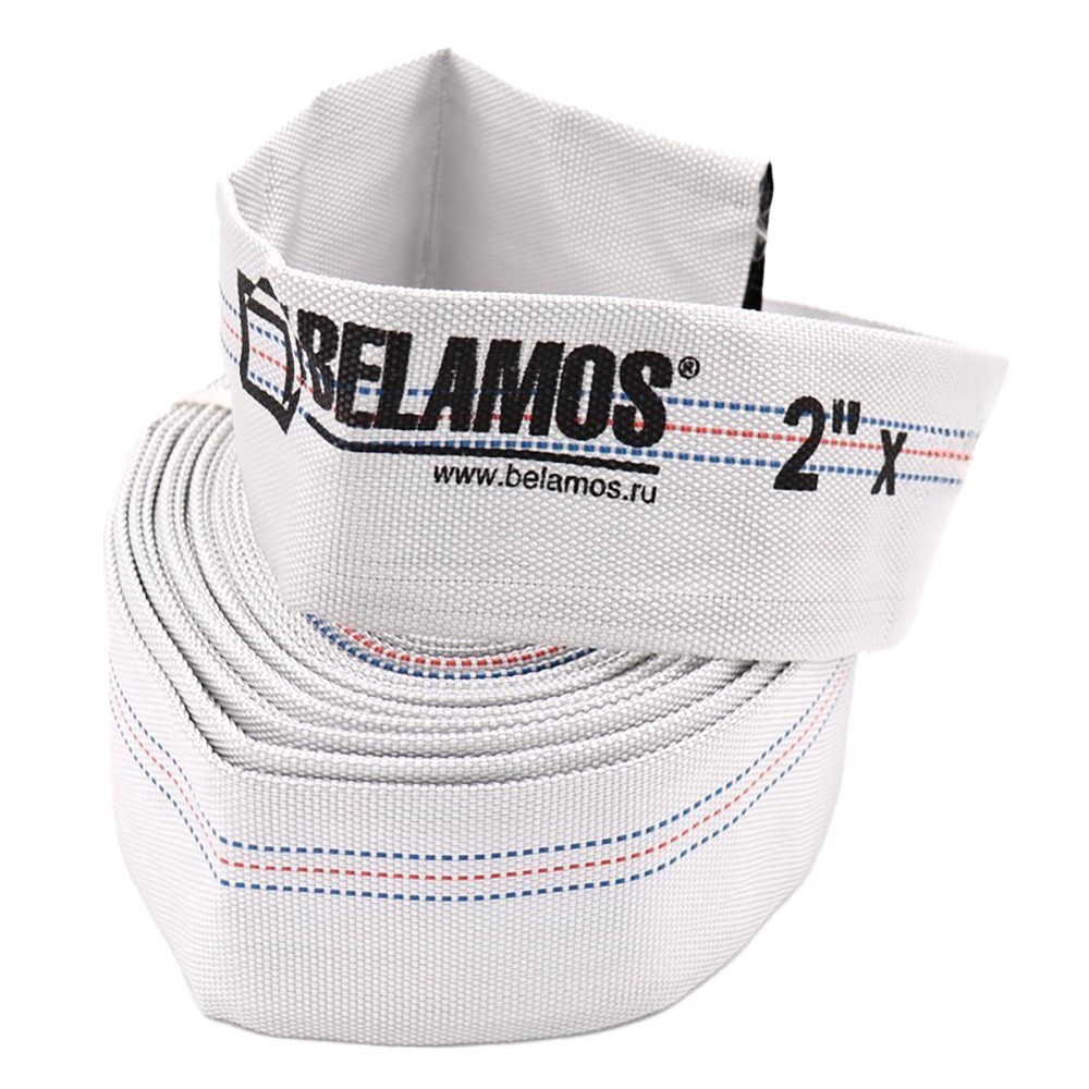 Шланг текстильный BELAMOS (напорный рукав) ПВД 2quot;х50м