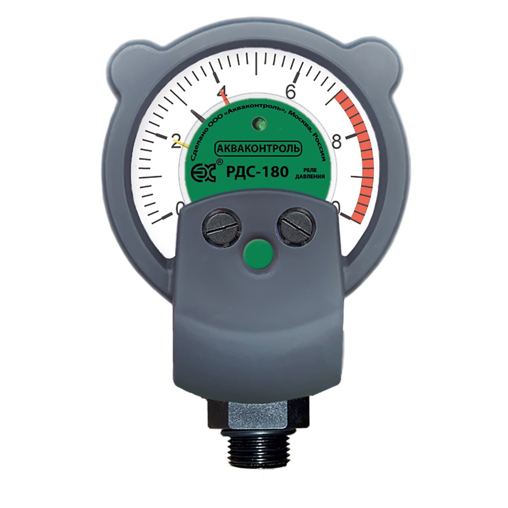 Реле давления EXTRA Акваконтроль воды стрелочное для поверхностного насоса РДС-180