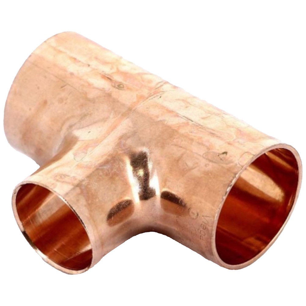 Тройник HAILIANG медный переходной, 18 х 15 х 15 мм (EN1254-1) (25)