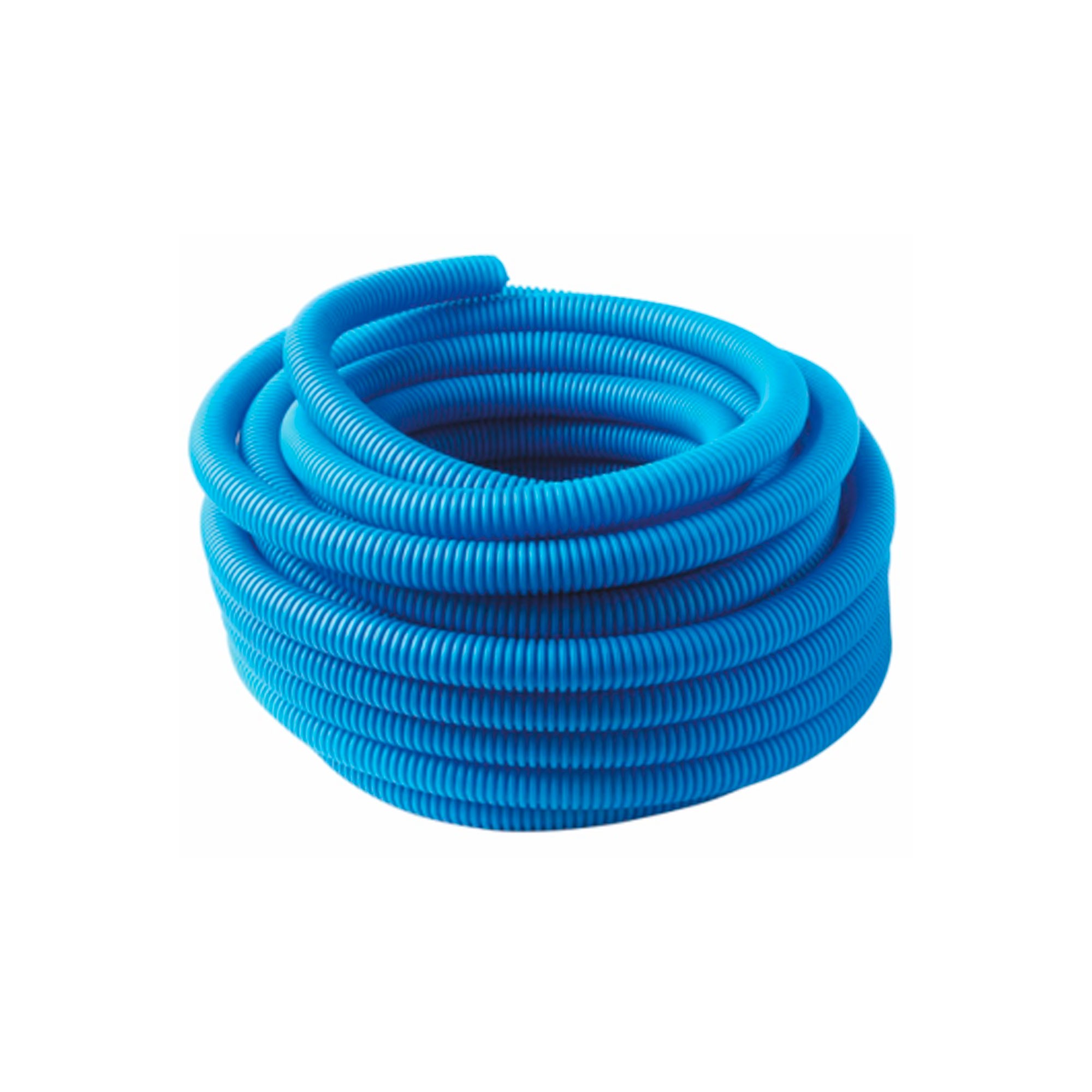 Труба гофрированная MVI Ду40 (внутр.35мм), синяя (бухта 30м)